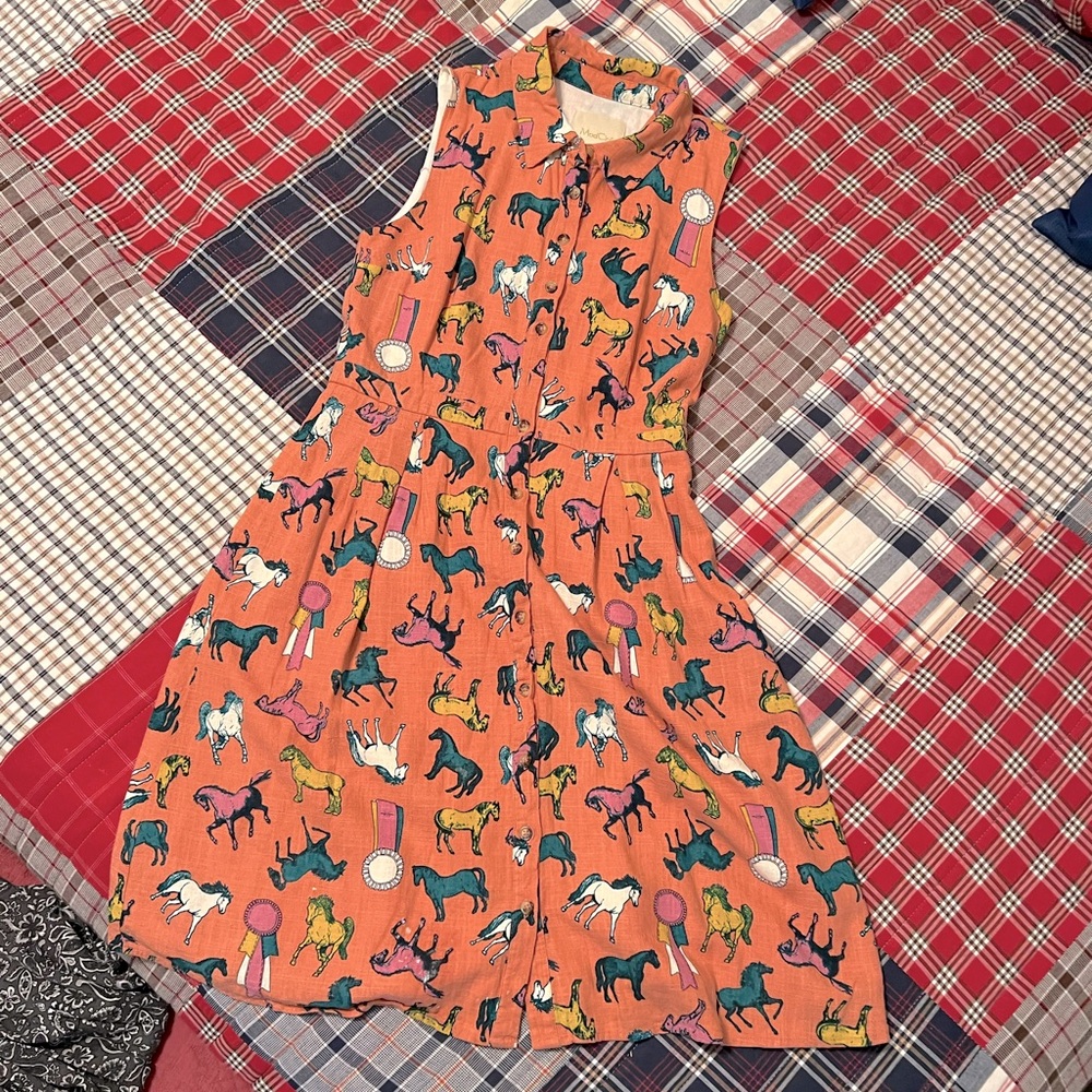ModCloth A-line Grand Champion Horse Dress